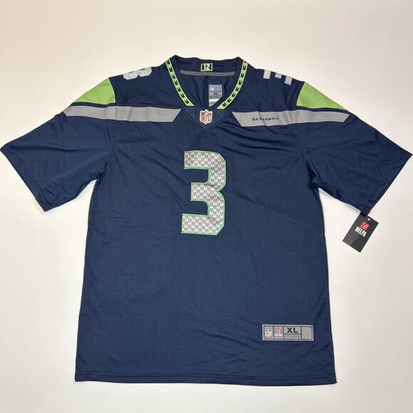 NFL Other - Seattle Seahawks Mens Jersey Size XL Extra Large Russell Wilson NFL Football